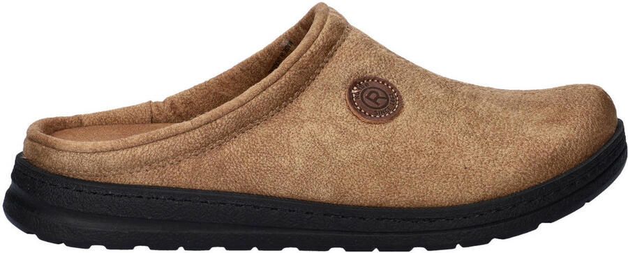 Rohde nubuck pantoffels beige