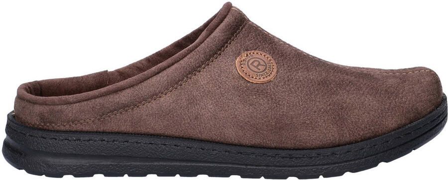 Rohde nubuck pantoffels bruin
