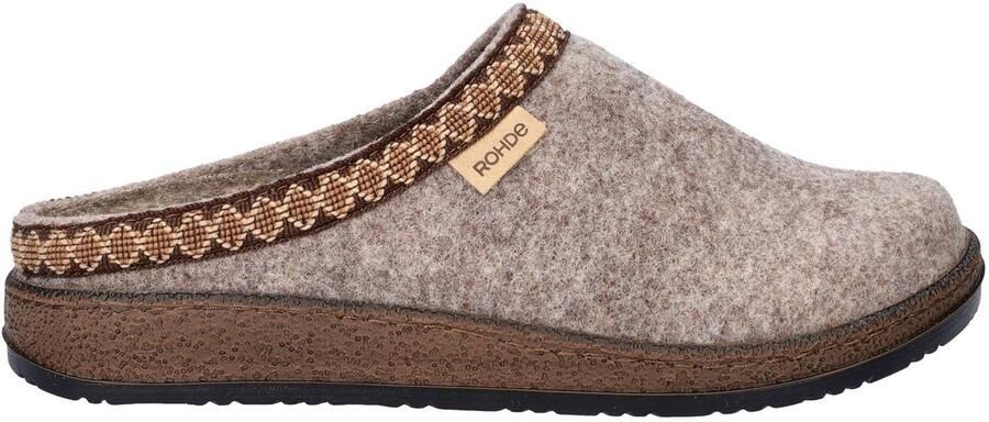 Rohde pantoffels beige