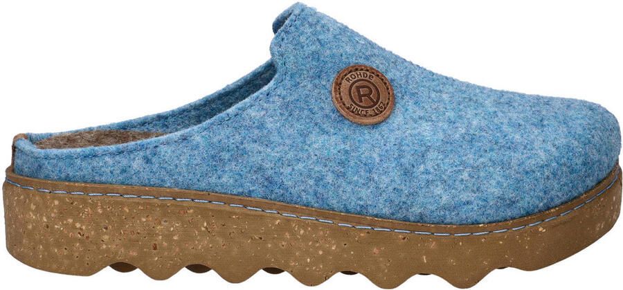 Rohde pantoffels blauw