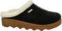 Rohde Dames Pantoffel Muil 6125 90 Zwart - Thumbnail 1
