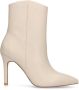 Sacha Dames Off white enkellaarsjes met naaldhak - Thumbnail 1