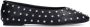 Sacha Dames Zwarte ballerina's met studs - Thumbnail 1