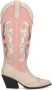 Sacha Dames Roze cowboylaarzen met metallic details - Thumbnail 1