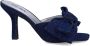 Sacha Dames Donkerblauwe muiltjes met hak en strik - Thumbnail 1