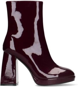 Sacha Dames Bordeaux enkelboots met hak
