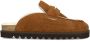 Sacha gevoerde suède clogs cognac - Thumbnail 1