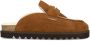 Sacha gevoerde suède clogs cognac - Thumbnail 1