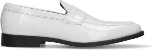 Sacha Heren Witte leren penny loafers