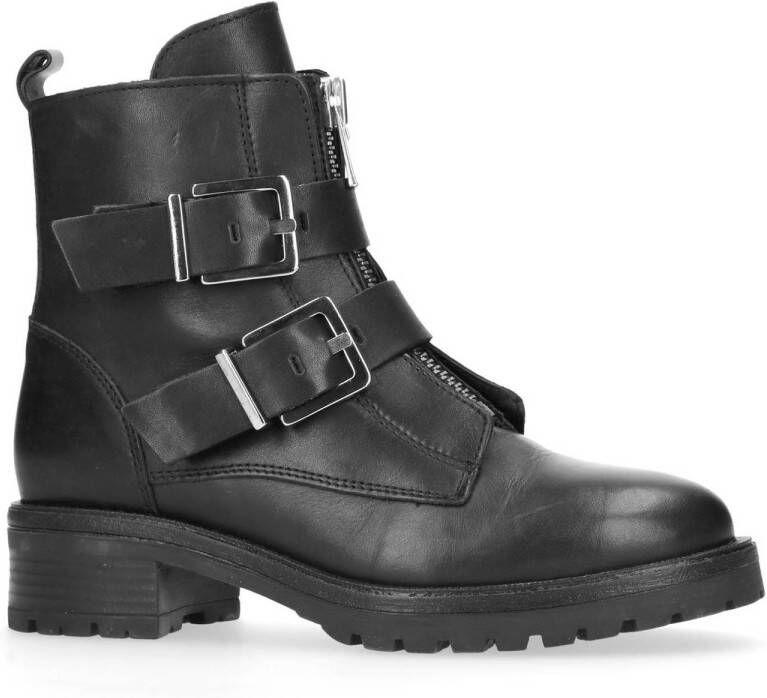 Sacha Dames Biker boots met gespen - Schoenen.nl