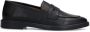 Sacha Dames Zwarte leren penny loafers - Thumbnail 1