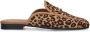 Sacha Dames Leopard slip on loafers met goudkleurige chain - Thumbnail 1