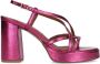 Sacha Dames Roze metallic sandalen met hak - Thumbnail 1