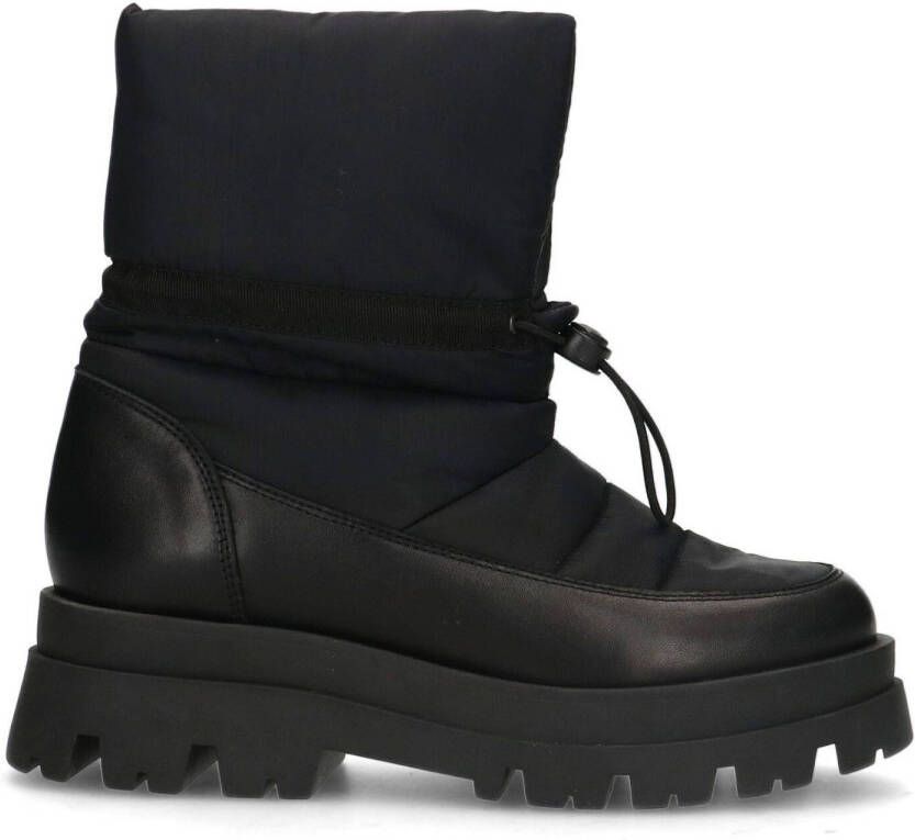 Sacha Dames Zwarte puffer boots