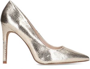 Sacha Dames Goudkleurige metallic pumps