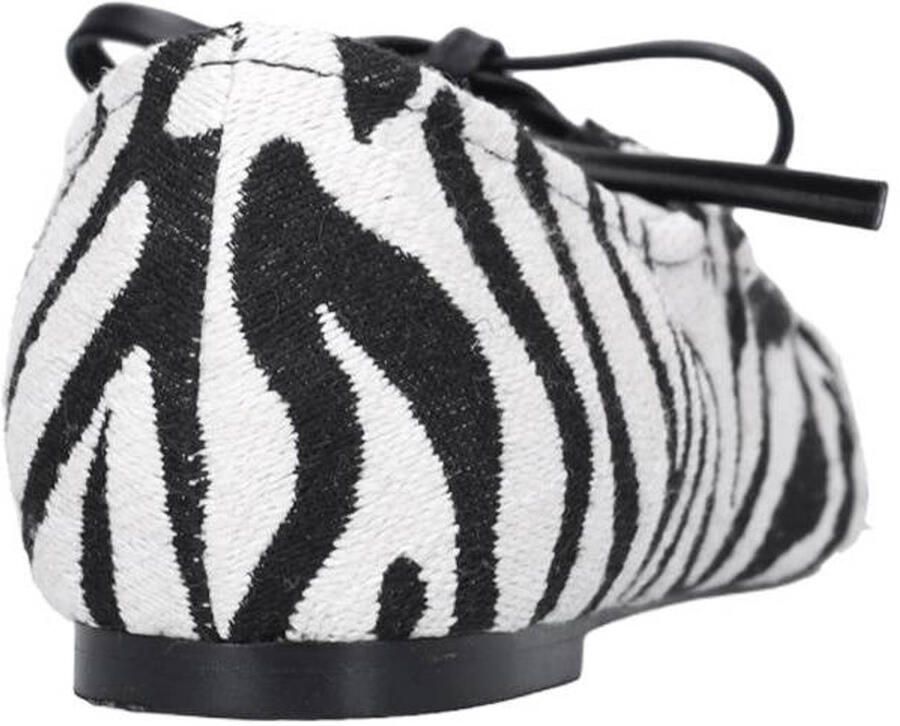 Sacha ballerina's met zebraprint zwart wit - Foto 2