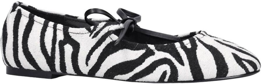 Sacha ballerina's met zebraprint zwart wit - Foto 3
