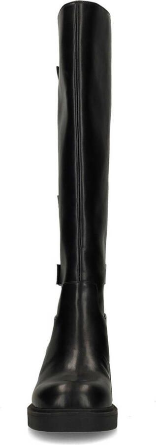 Sacha Dames Zwarte multi buckle biker boots met brede schacht - Foto 3
