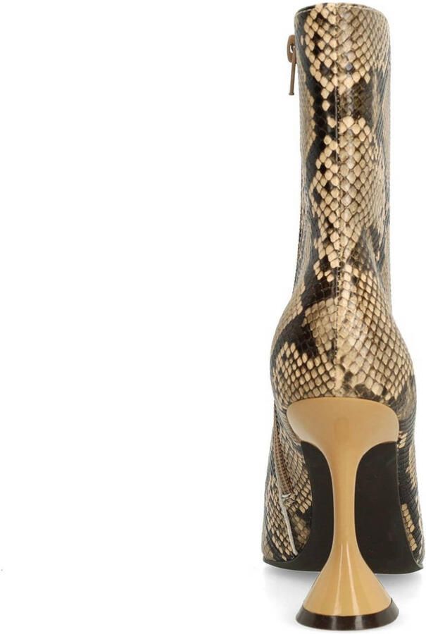 Sacha Dames Snake enkellaarsjes met trechterhak - Foto 3