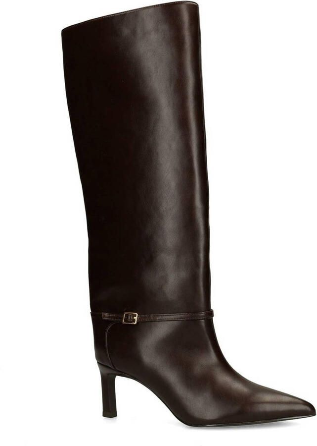Sacha Dames Bruine hoge laarzen met hak