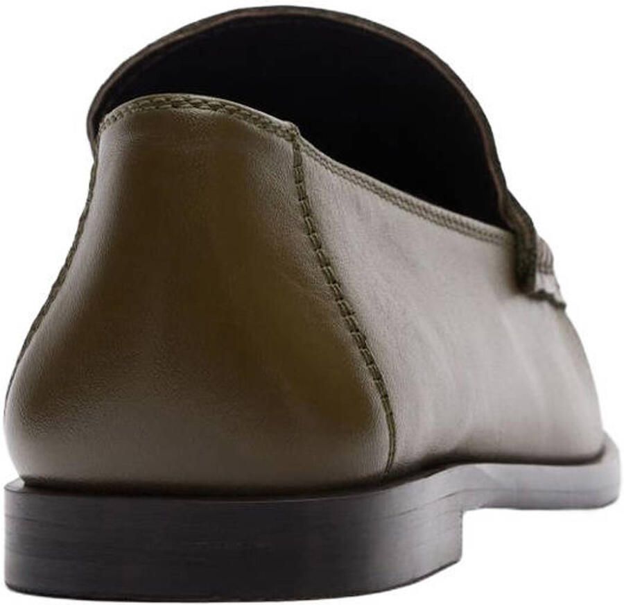 Sacha Dames Groene leren loafers - Foto 2