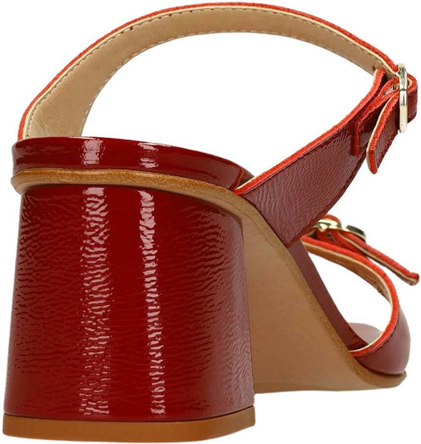 Sacha Dames Rode lakleren sandalen met hak - Foto 2