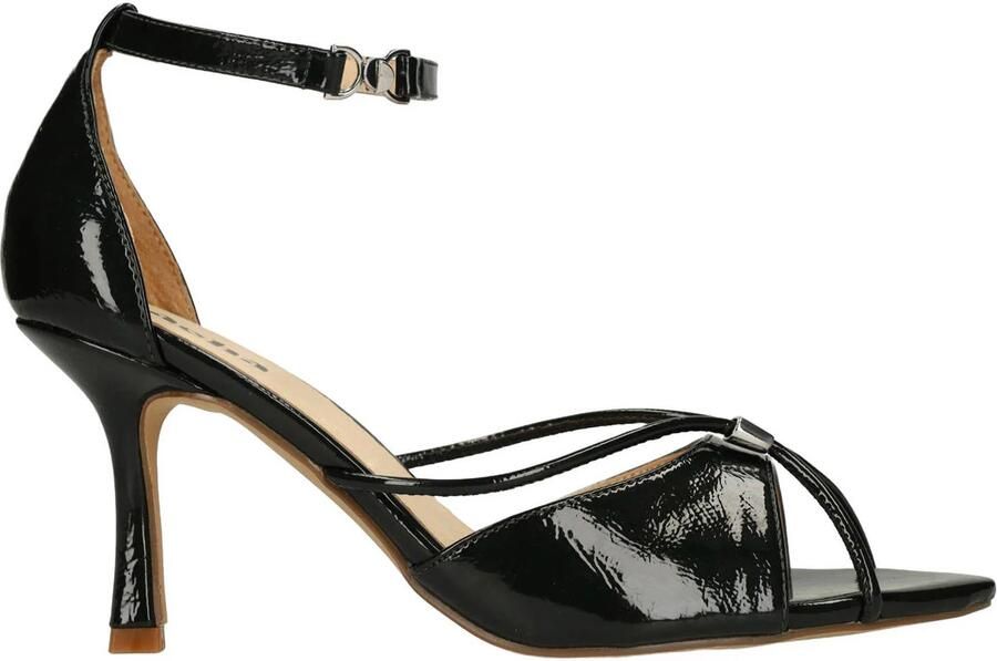 Sacha Dames Donkergroene sandalen met hak
