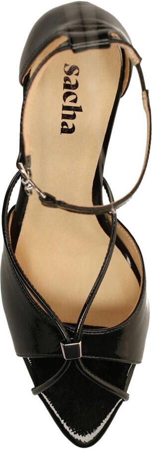Sacha Dames Donkergroene sandalen met hak - Foto 3