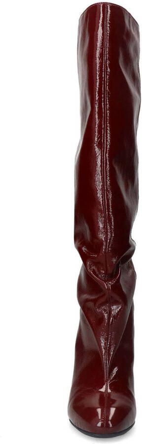 Sacha Dames Bordeaux leren hoge laarzen met brede schacht - Foto 2