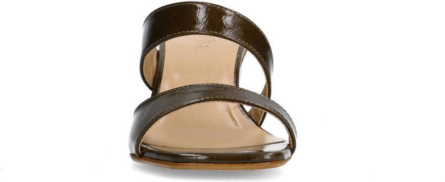 Sacha Dames Groene lakleren sandalen met hak - Foto 2