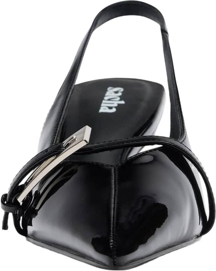 Sacha Dames Zwarte lak slingbacks met gesp - Foto 2
