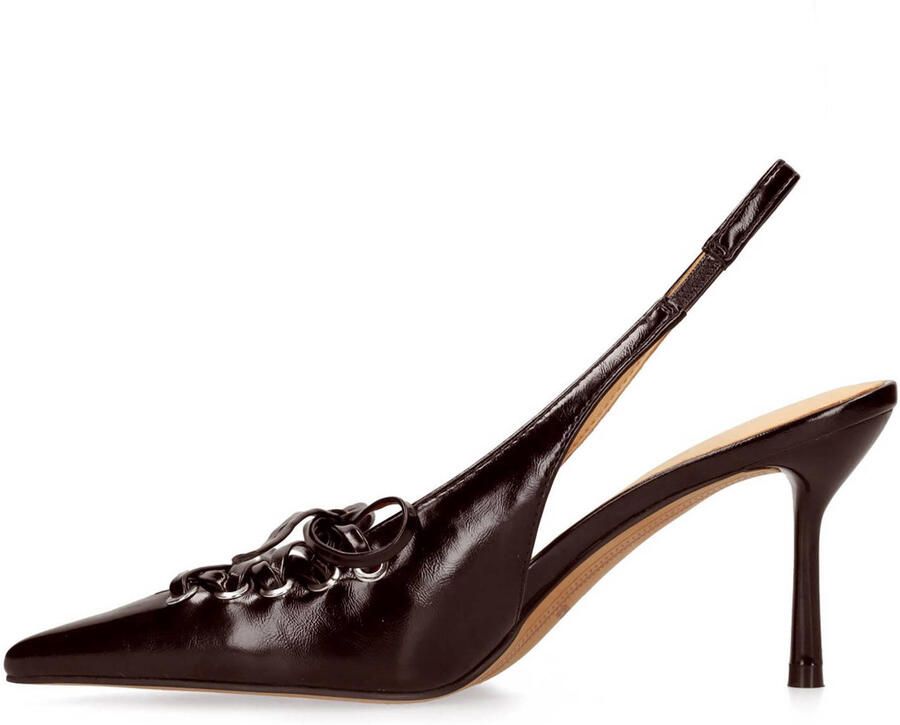 Sacha lakleren pumps met naaldhak bordeaux - Foto 2