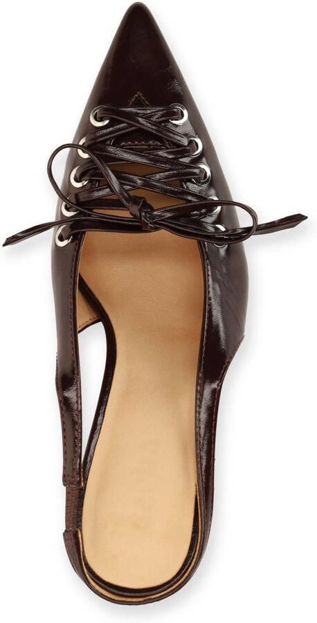 Sacha lakleren pumps met naaldhak bordeaux - Foto 3
