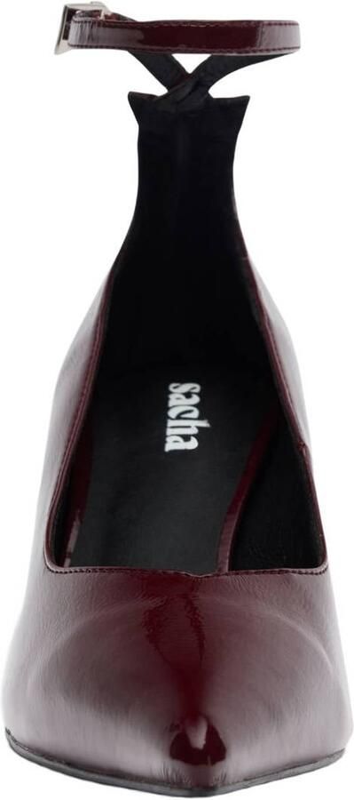Sacha lakleren pumps met naaldhak bordeaux - Foto 3
