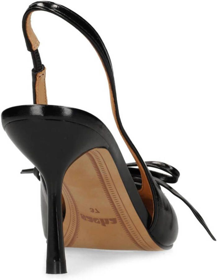 Sacha Dames Zwarte slingbacks met veters - Foto 2