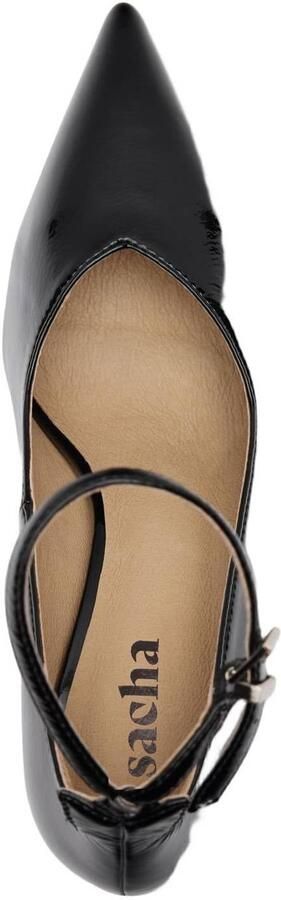 Sacha lakleren pumps met naaldhak zwart - Foto 3
