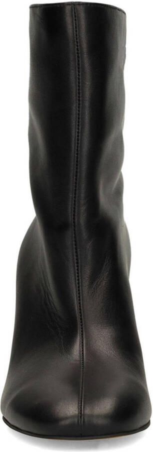 Sacha Dames Zwarte leren enkellaarsjes met hak - Foto 2