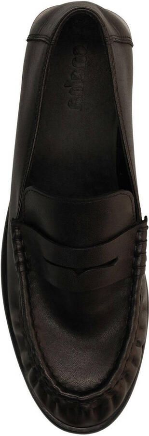 Sacha Dames Zwarte leren loafers - Foto 3