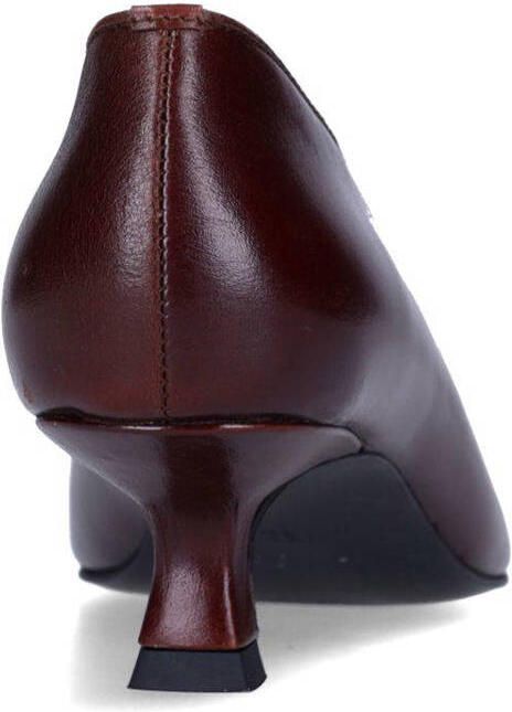 Sacha Dames Bordeaux rode leren pumps - Foto 2