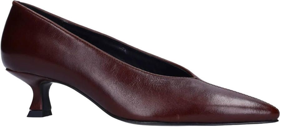 Sacha Dames Bordeaux rode leren pumps - Foto 3
