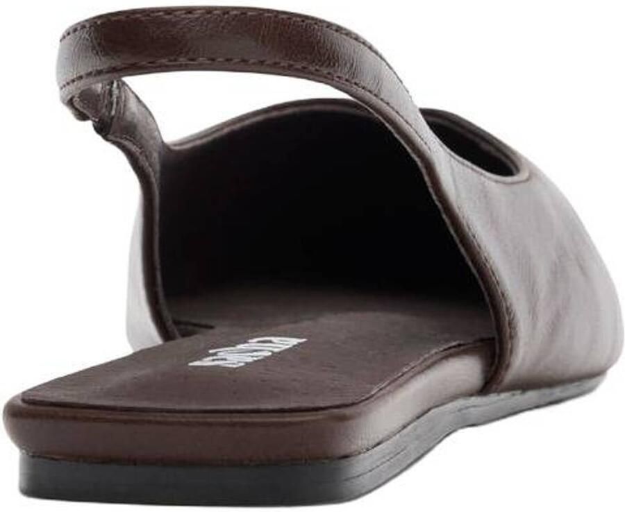 Sacha Dames Donkerbruine platte slingbacks - Foto 2
