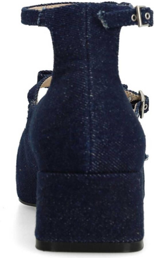 Sacha Dames Donkerblauwe denim Mary Jane's - Foto 2