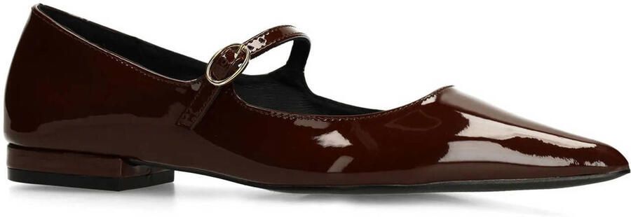 Sacha Mary Jane's lak loafers bruin - Foto 2