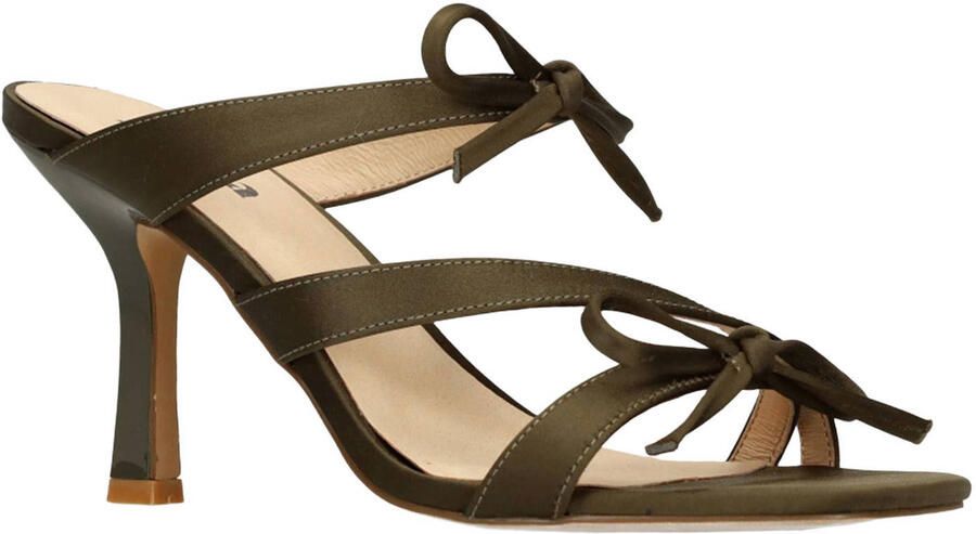 Sacha Dames Groene sandalen met hak en strikjes - Foto 3