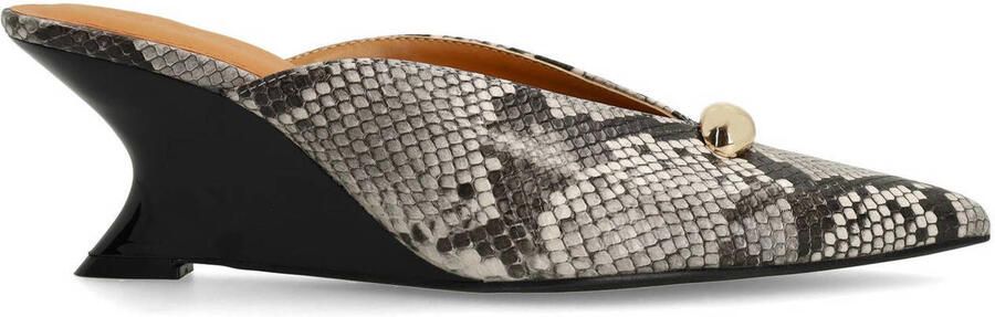 Sacha Dames Snake muiltjes met sleehak - Foto 2
