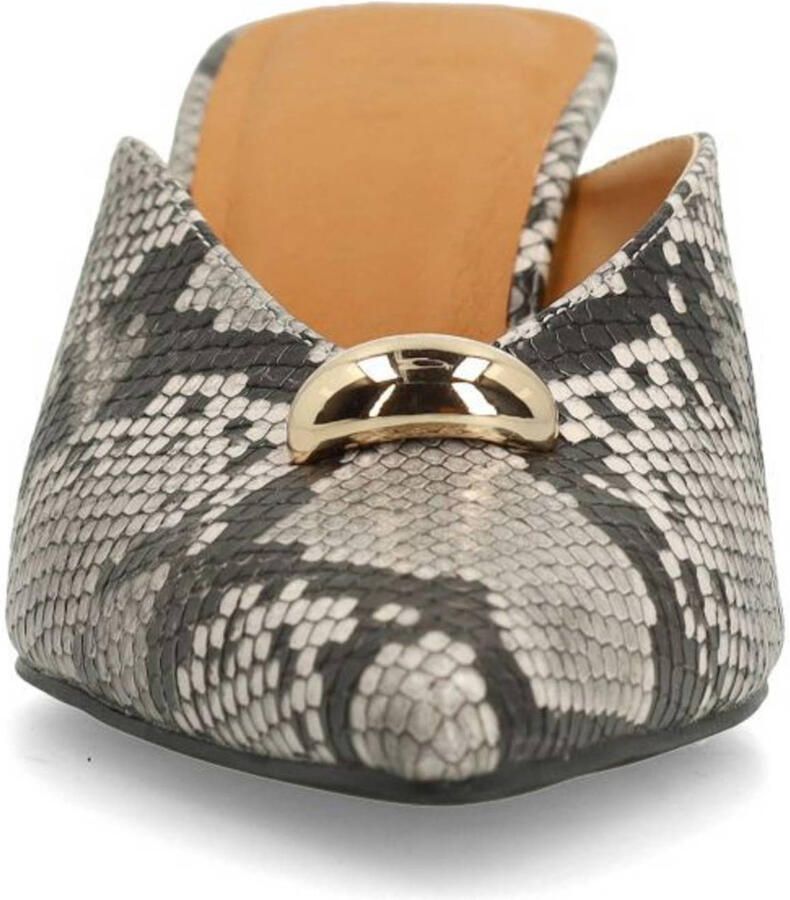 Sacha Dames Snake muiltjes met sleehak