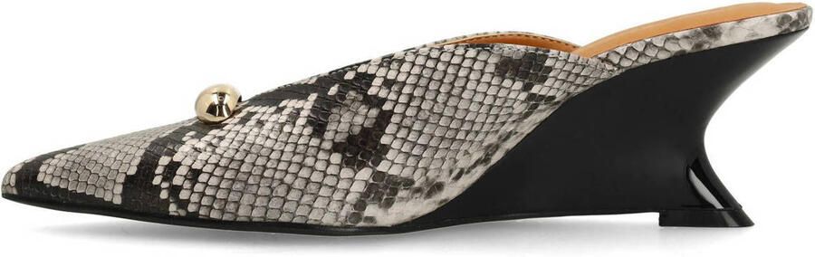 Sacha Dames Snake muiltjes met sleehak - Foto 3