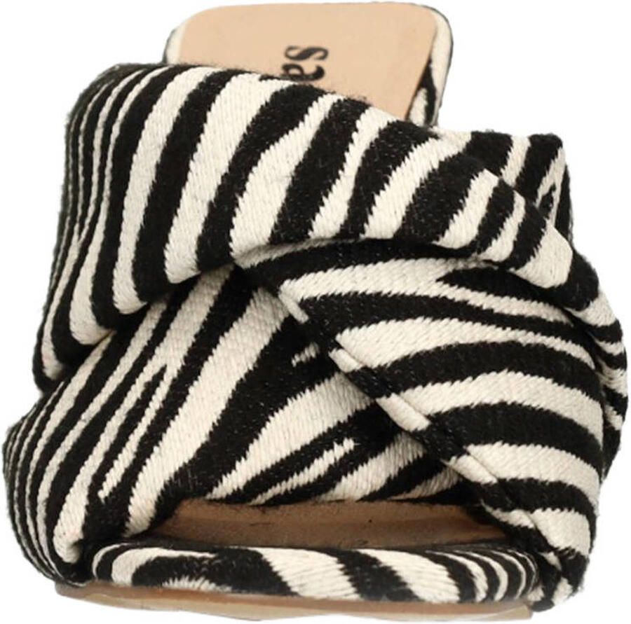 Sacha Dames Zebra print muiltjes met hak - Foto 2