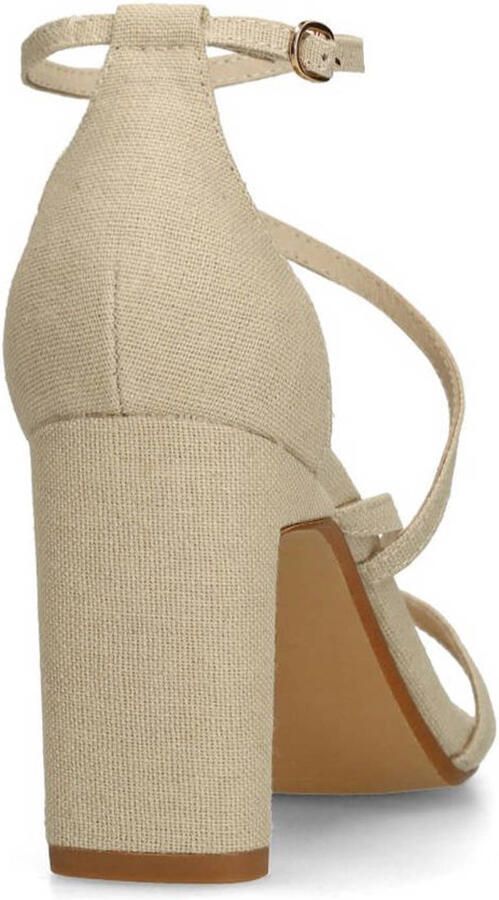 Sacha Dames Beige sandalen met hak - Foto 3