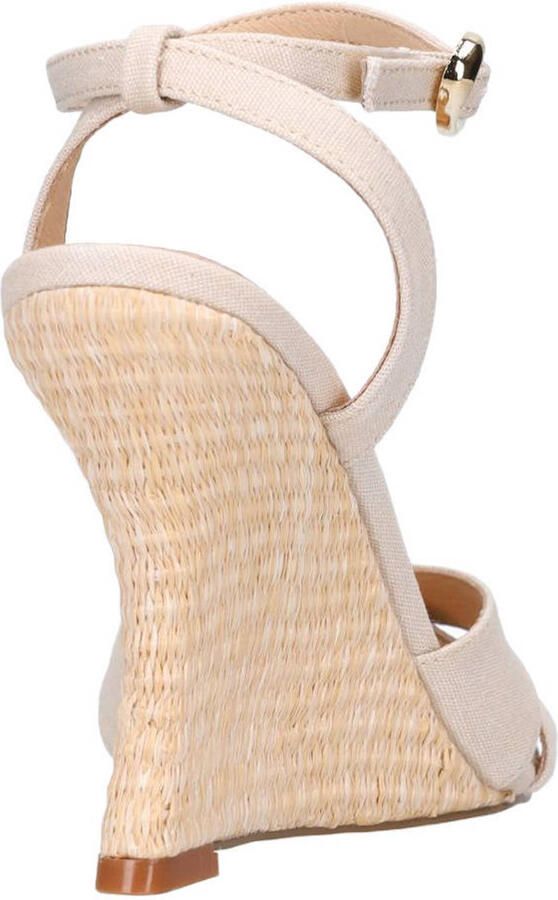 Sacha Dames Beige sleehak sandalen - Foto 2